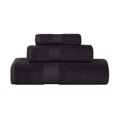 Asleigh 3-Piece Chevron Cotton Towel Set
