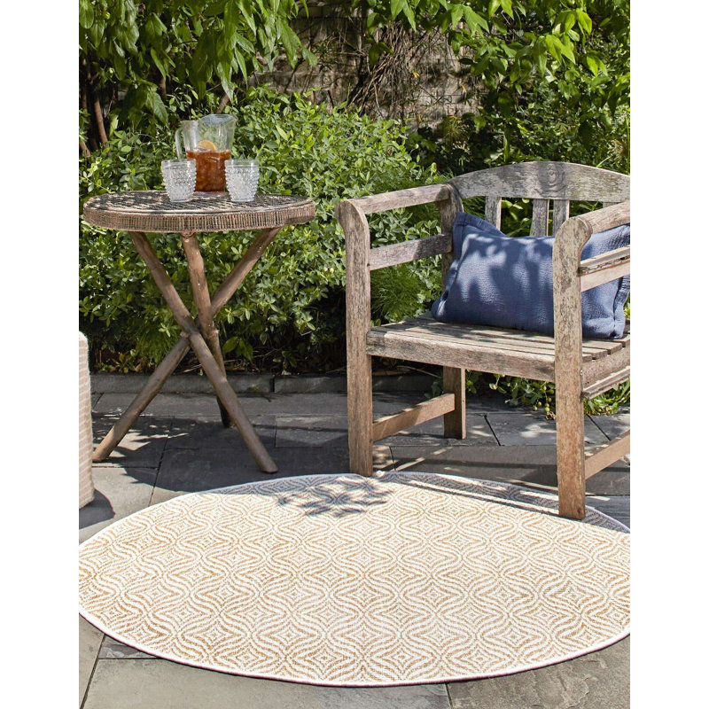 Loganville Indoor / Outdoor Rug, Round 4'1"