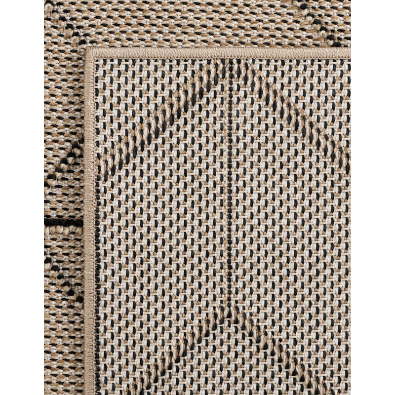 Indoor/Outdoor Trellis Area Rug, Runner 2'7" x 12'