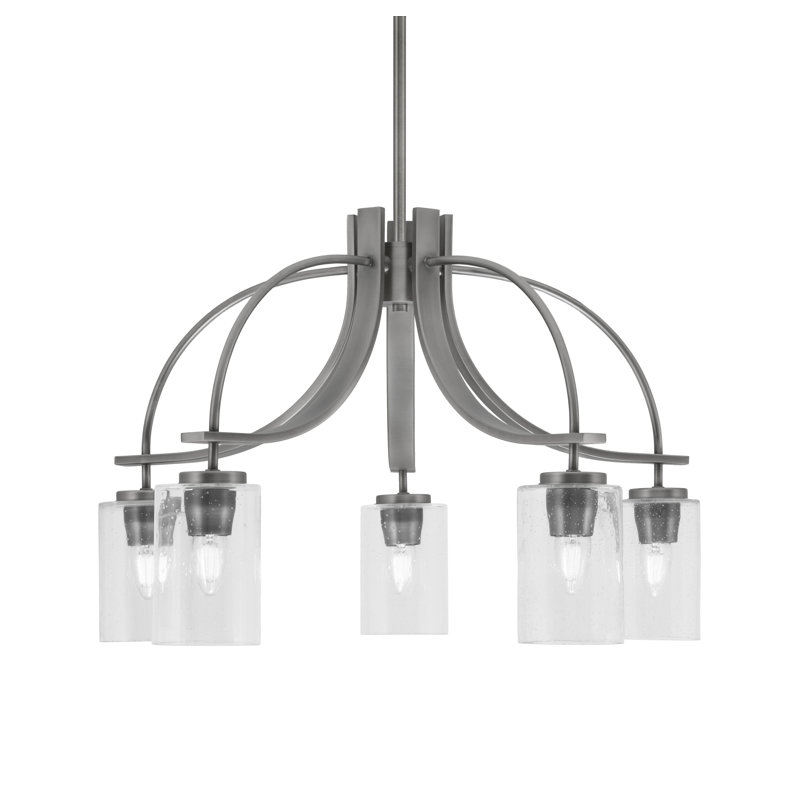 Lustre Cavella, Graphite, H 16,5 po x l 25 po x P 25 po, 5