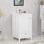 Meuble-lavabo de 20 po avec lavabo en céramique-787823309