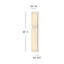 Applique murale en aluminium Alune