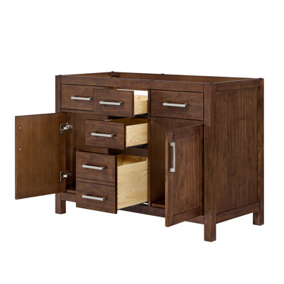 Base de meuble-lavabo double autoportante 47,25 po Beckett