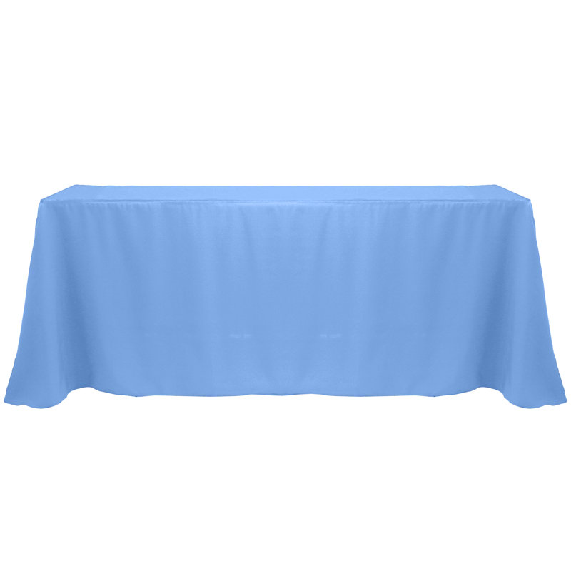 Solid Color Tablecloth, 156" x 90", 3, Light Blue