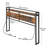 Morano 39.9"H Metal Headboard with Charging Station-1877705625-1816339926