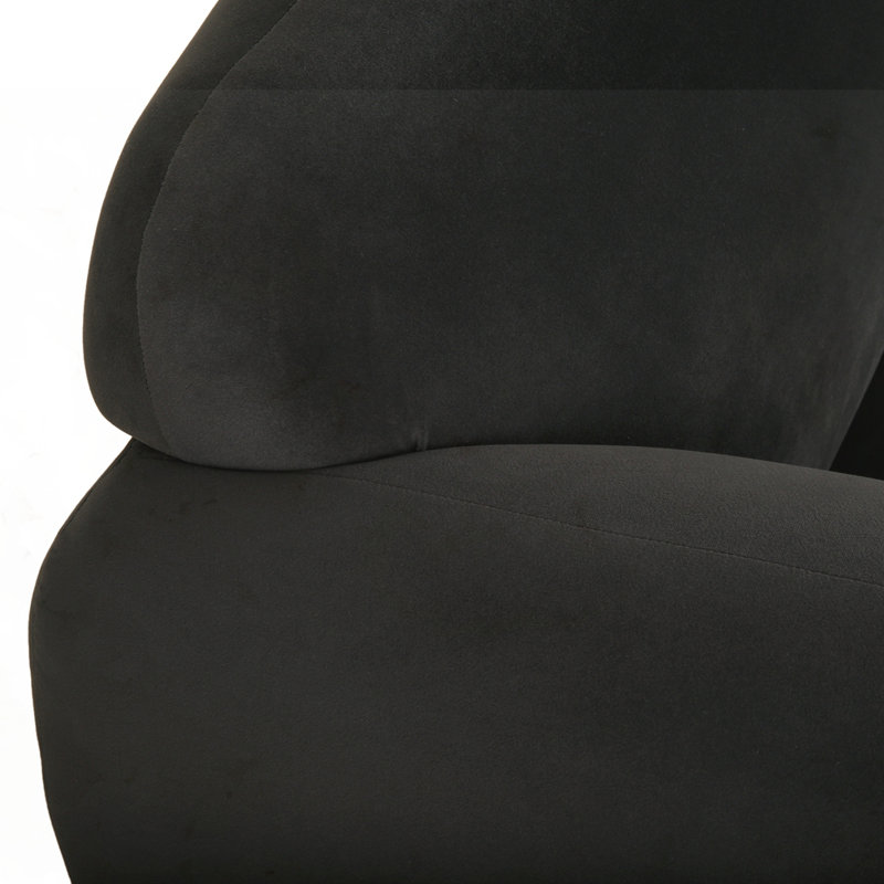 Causeuse Soft, Gris foncé