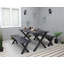 Edgerton 4 - Person Wood Patio Dining Set with Rectangular Table-86134594