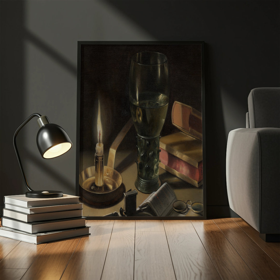 17th Century Style Black Framed Poster