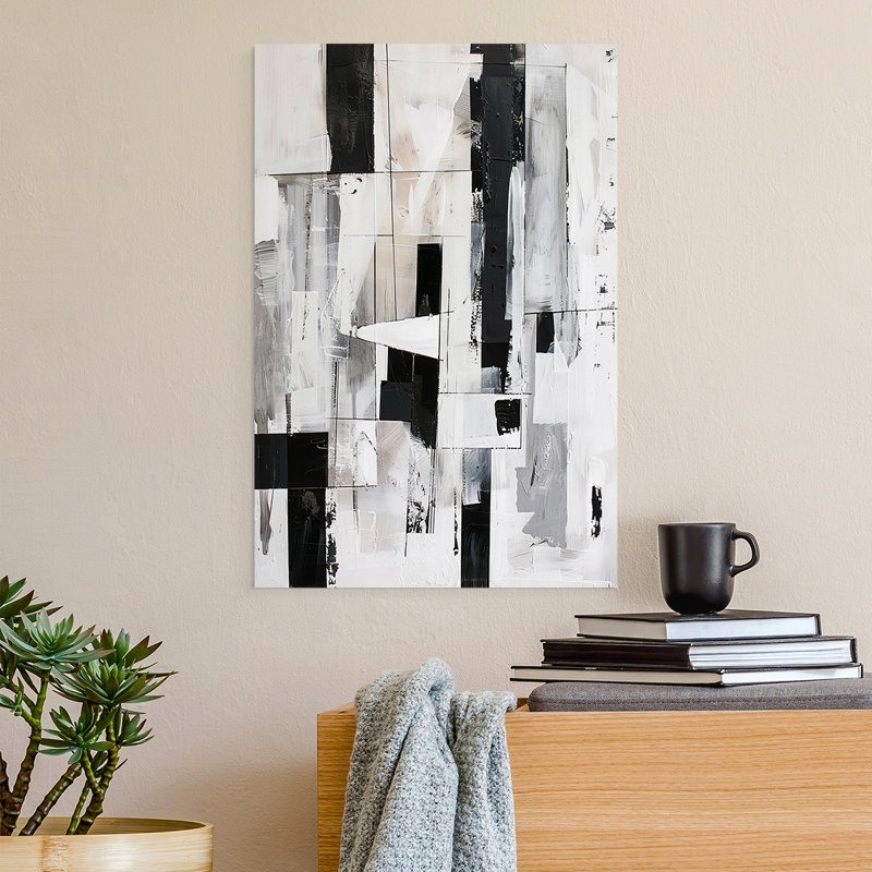 ABSTRACT Series XXV III - Impression sur toile seulement - NON-CADRE, H 27 po x l 18 po