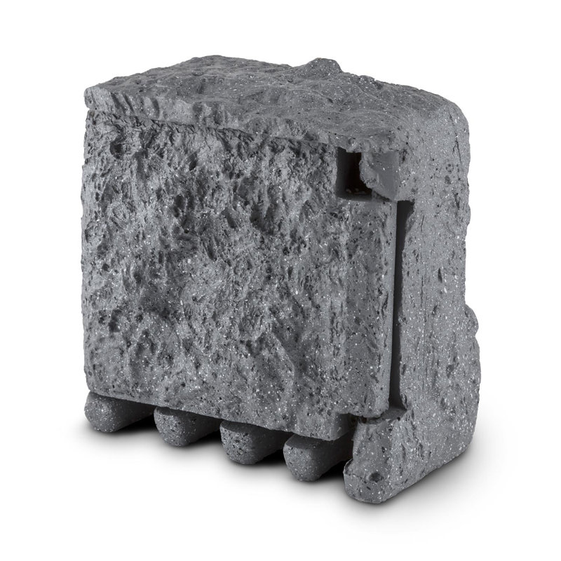 Timer Rock Wall Mounted Socket, Dark grey, 5m