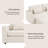 6 Seats Upholstered Sectional Sofa Modern Corner Couch With Ottoman-1543488051