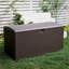 ClassicLiving Aceion 121.9cm W 375L Plastic Lockable Deck Box in Brown