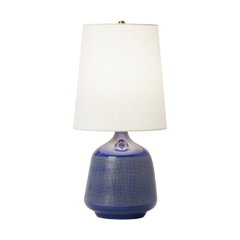 Lampe de table 1 lumière Inelle, Nouveau blanc, H 19,25 po x l 10 po x P 10 po