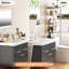 Rangement autoportant au-dessus de la toilette Agassiz-457175598