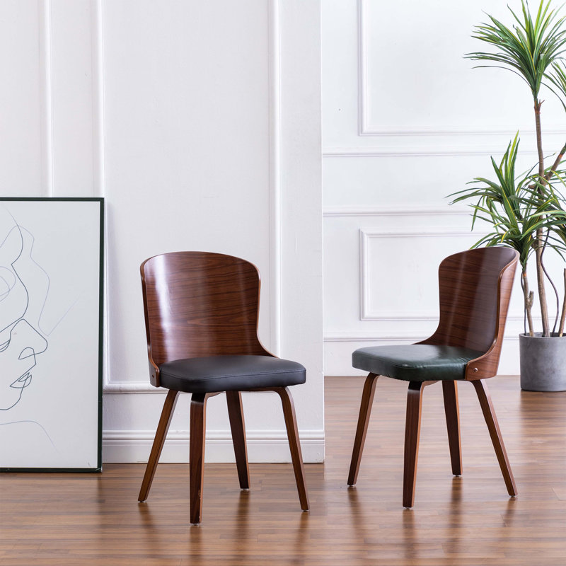 Chaise d'appoint rembourrée Sandberg, Noir