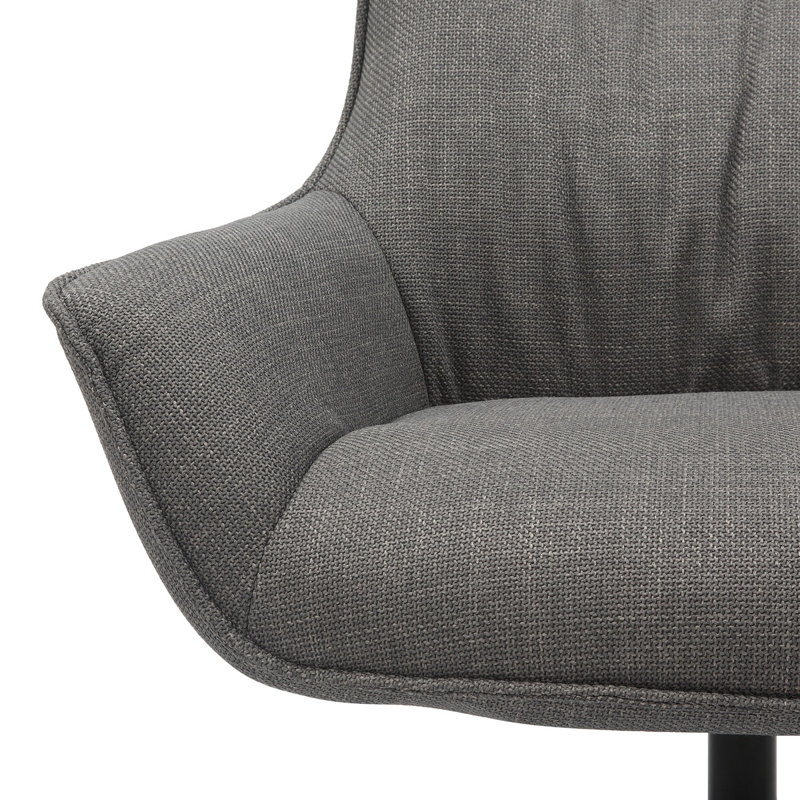 Sessel Upholstered Swivel Accent Chair, Grey/Brown/Blue