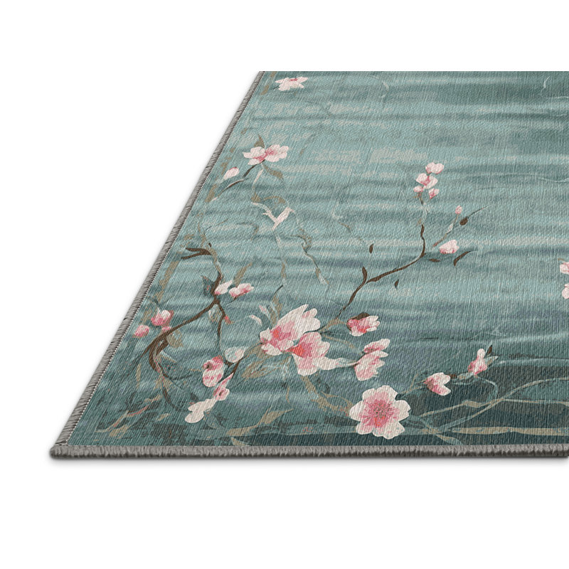 Tapis gris lavable à la machine, Rectangle de 5 pi x 8 pi