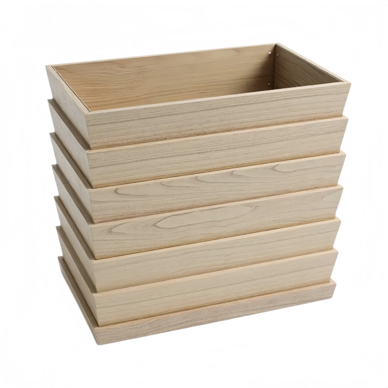 16 In. H Rectangular Aluminium Planter Pot, Ash Brown, 16.38" H x 18" W x 11" D