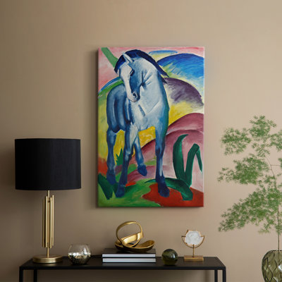 Blue Horse I -Gallery Wrapped Canvas by Franz Marc