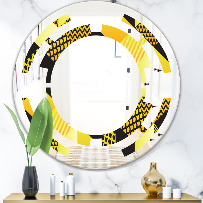 Miroir mural Space Hexagon II, 31,5 po x 31,5 po