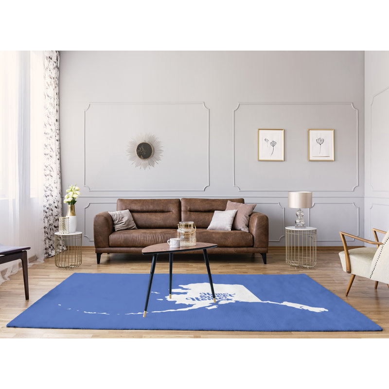 Tapis en polyester à ancrage doux home, Rectangle 9 pi x 12 pi