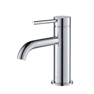 Circular Single-Hole Bathroom Faucet