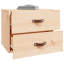 Uckfield 50cm W Solid Wood Bedside Table-1874189946