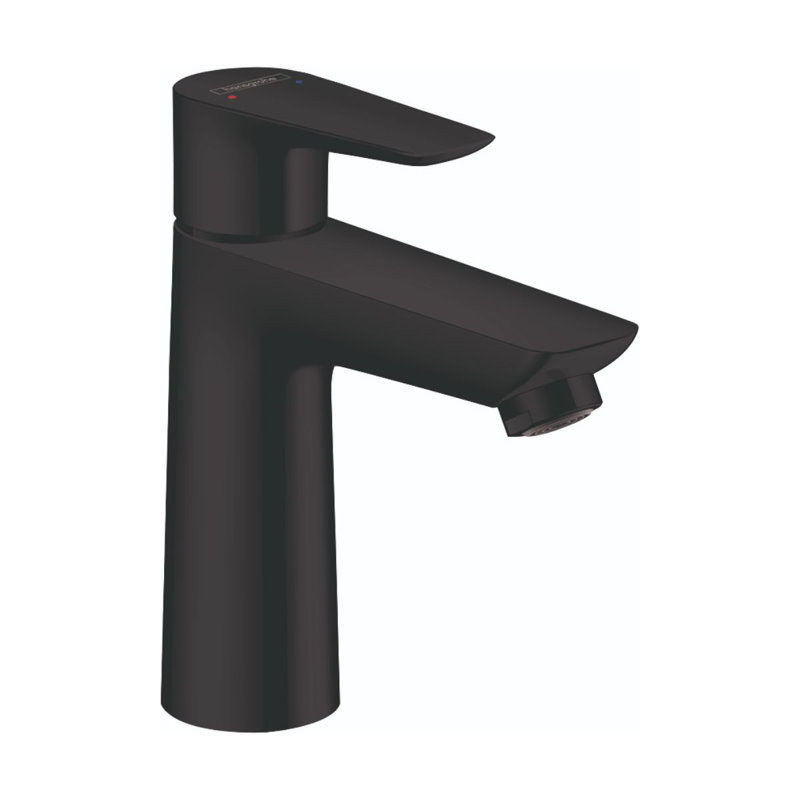 Talis E Single-Hole Faucet 110 with Drain Assembly, 1.2 GPM, Matte Black
