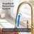 Kinzie 2-Handle Bridge Kitchen Faucet with Pull Down Sprayer-82654523