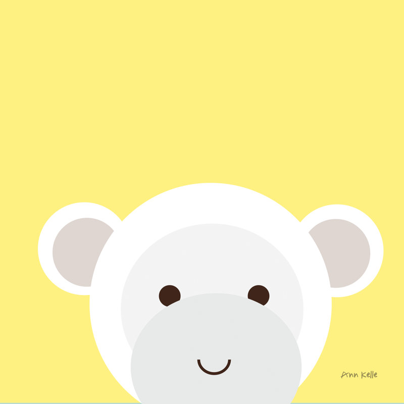 Cuddly Monkey by Ann Kelle - Wrapped Canvas Print, 91cm H x 91cm W