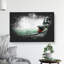 The Needle Of The Record Player Paint Splash - Wrapped Canvas-61883464