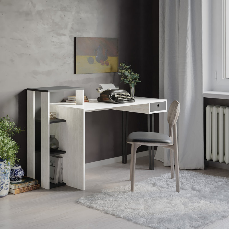 Bureau Charlo, Blanc / noir