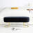 Modern Ottoman Bench,Upholstered Sherpa Fabric Bench,Shoe Bench Footrest Entryway Bench Coffee Table