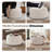 27.5'' Upholstered Round Tufted Ottoman With Storage-332046414