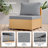 Briara 8 - Person Modular Patio Conversation Set with Cushions-1935883242