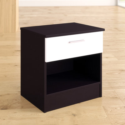 Brylene 45cm W Manufactured Wood Bedside Table