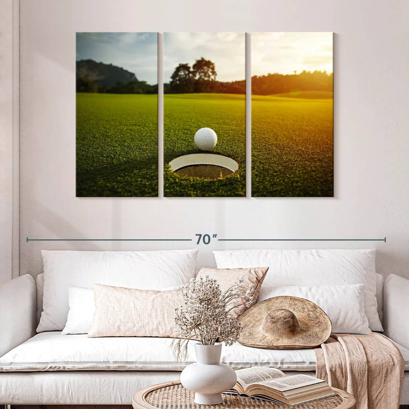 Sireci Sunset Golf Ball, 32" H x 50" W