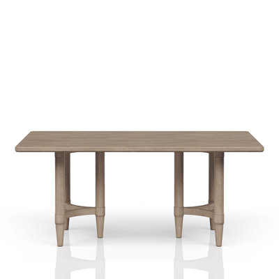Counter Height Dining Table In Sand Coloured Finish