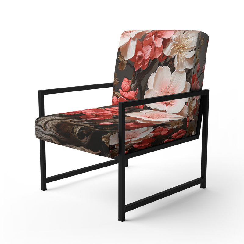 Fauteuil d'appoint Curtisville - Apple Blossom, Noir, noir, noir, noir