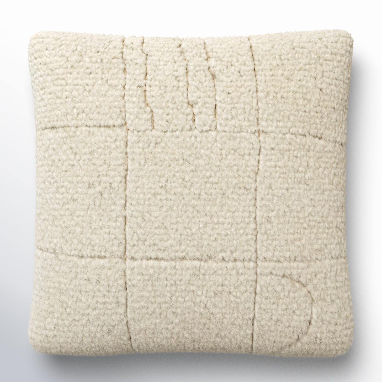 Kess Wool Throw Pillow, Pillow Cover Only - No Insert, 20" x 20"