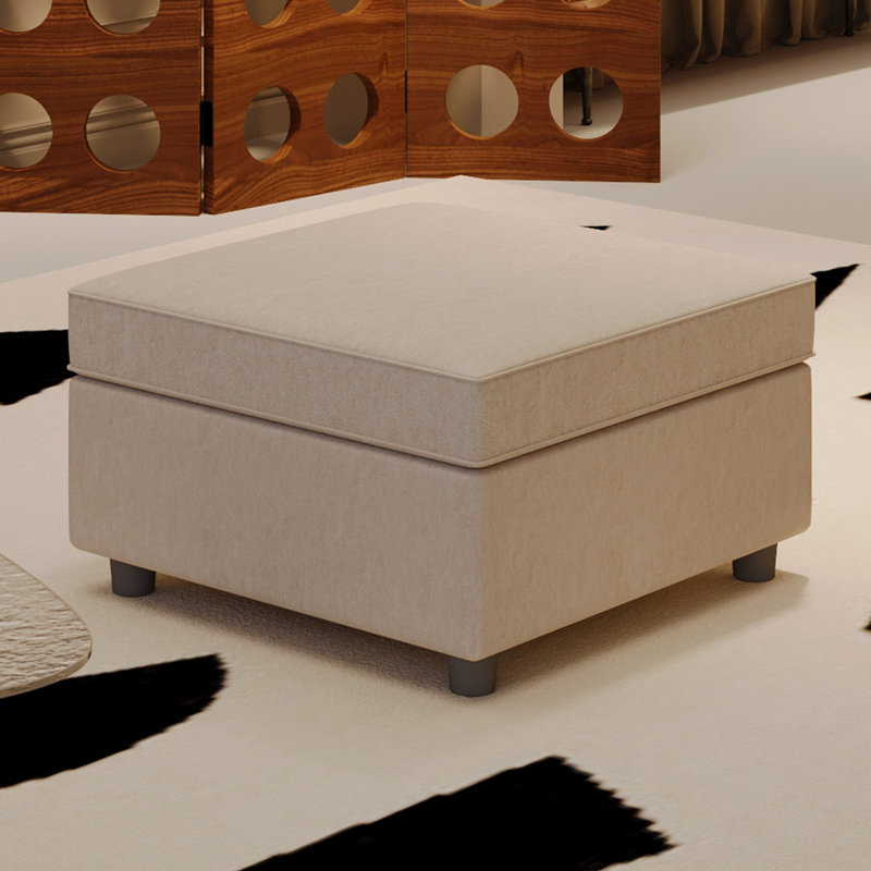 Dulvert 26" W Upholstered Ottoman Module With Storage