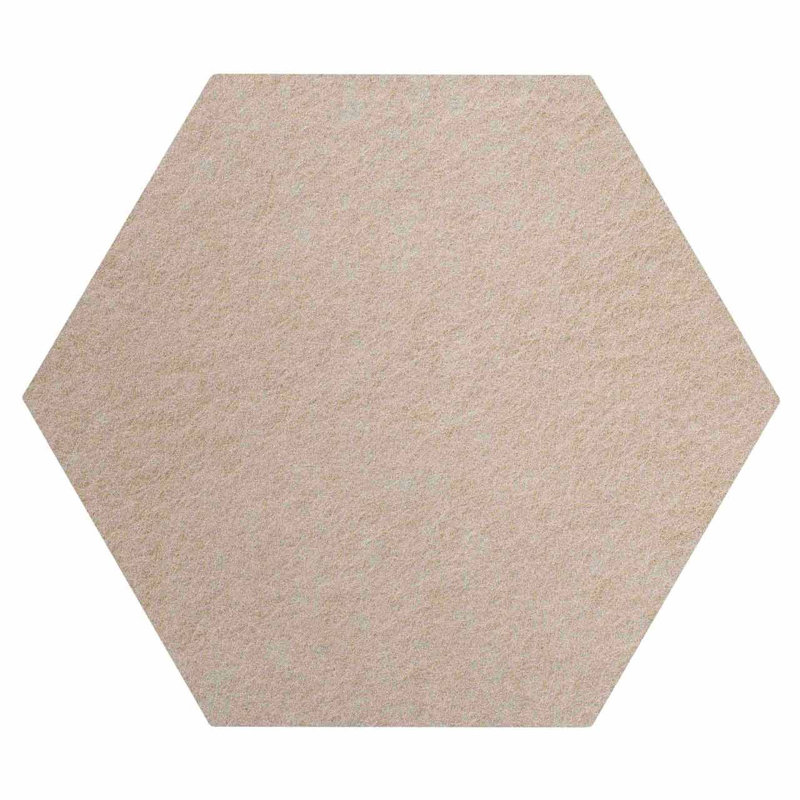Décoration murale acoustique, H 10,4 po x l 12 po x P 3 po, Beige