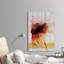 Reproduction d’art sur bois, "flower 4" par parvez taj Rustic Floral-62279904