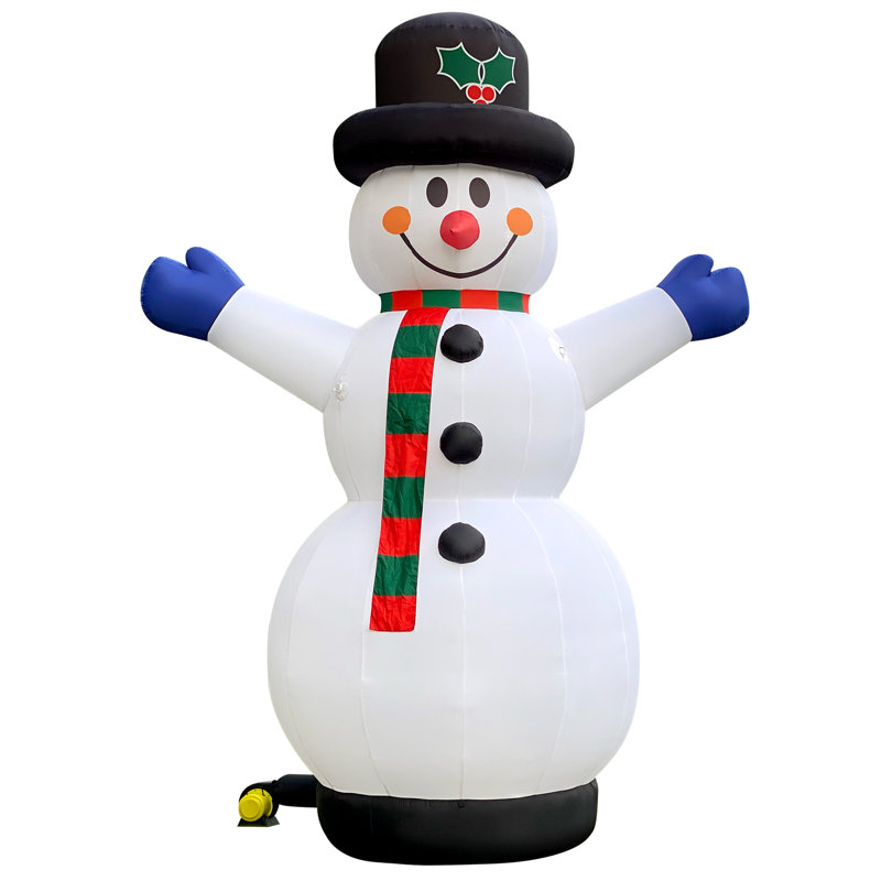 Bonhomme de neige de Noël gonflable 33 ', décoration de Noël haut de gamme pour l'extérieur