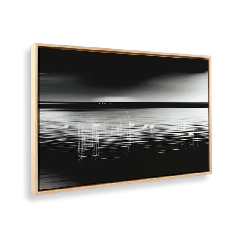 Ghostly Tides Canvas Print in a Frame, American Maple, 32.75" H x 48.75" W