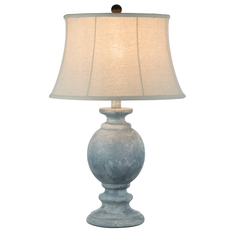 Lampe de table 29 po Ibai, Bleu pâle