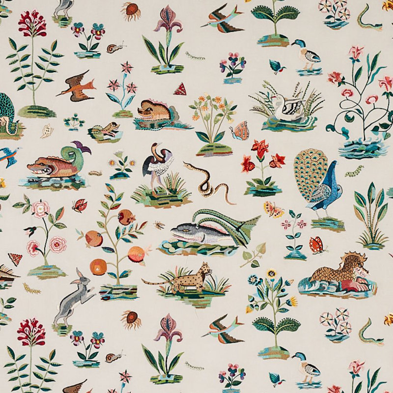 Royal Silk Embroidery Fabric