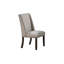 Chaises d'appoint traditionnelles 2Pc rembourrées à oreilles
