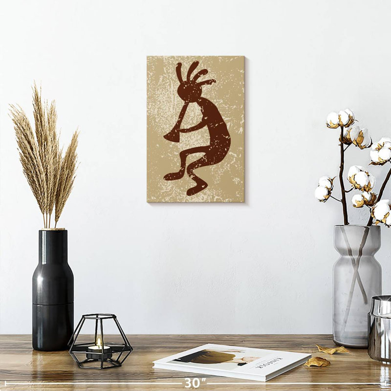 Lelar Native American Deity Grunge, 12" H x 8" W