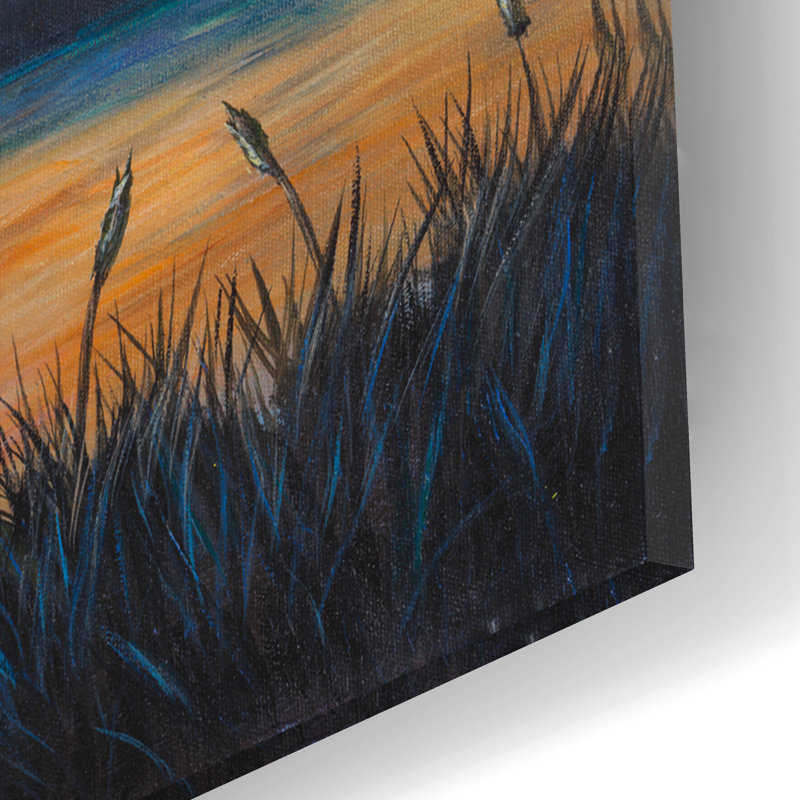  «Breaking Dawn» par Campbell Frost, art mural en verre acrylique, 16 po x 12 po